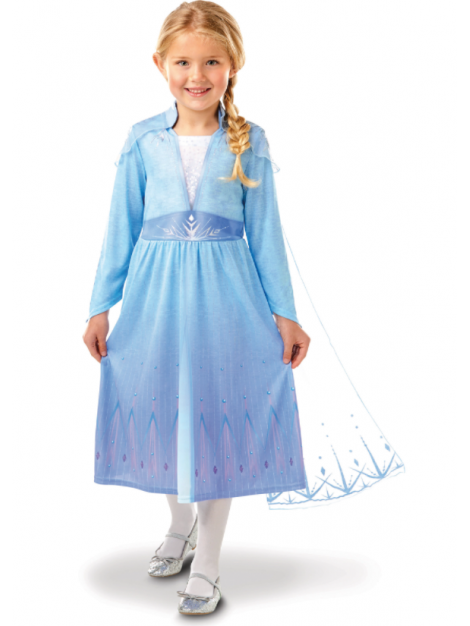 Costume Elsa Frozen 2™ bambina per Carnevale Taglia XS 3-4 anni