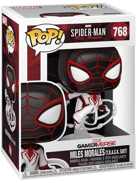 Funko POP 50152 Games: Spider-Man: Miles Morales- Miles (TRACK Suit)